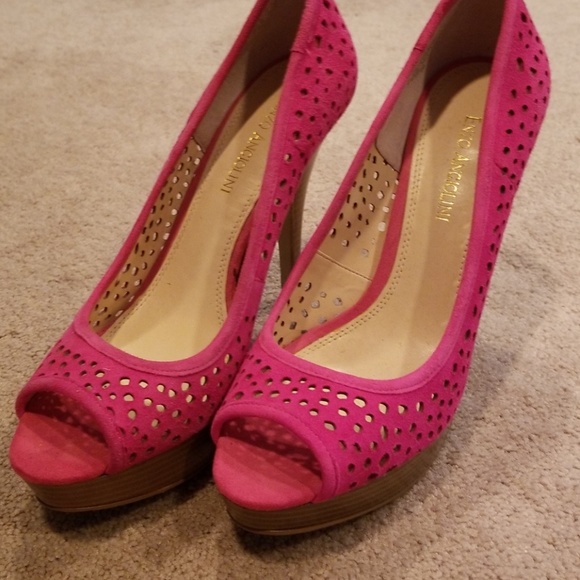 Enzo Angiolini pink platform heels - Picture 2 of 3